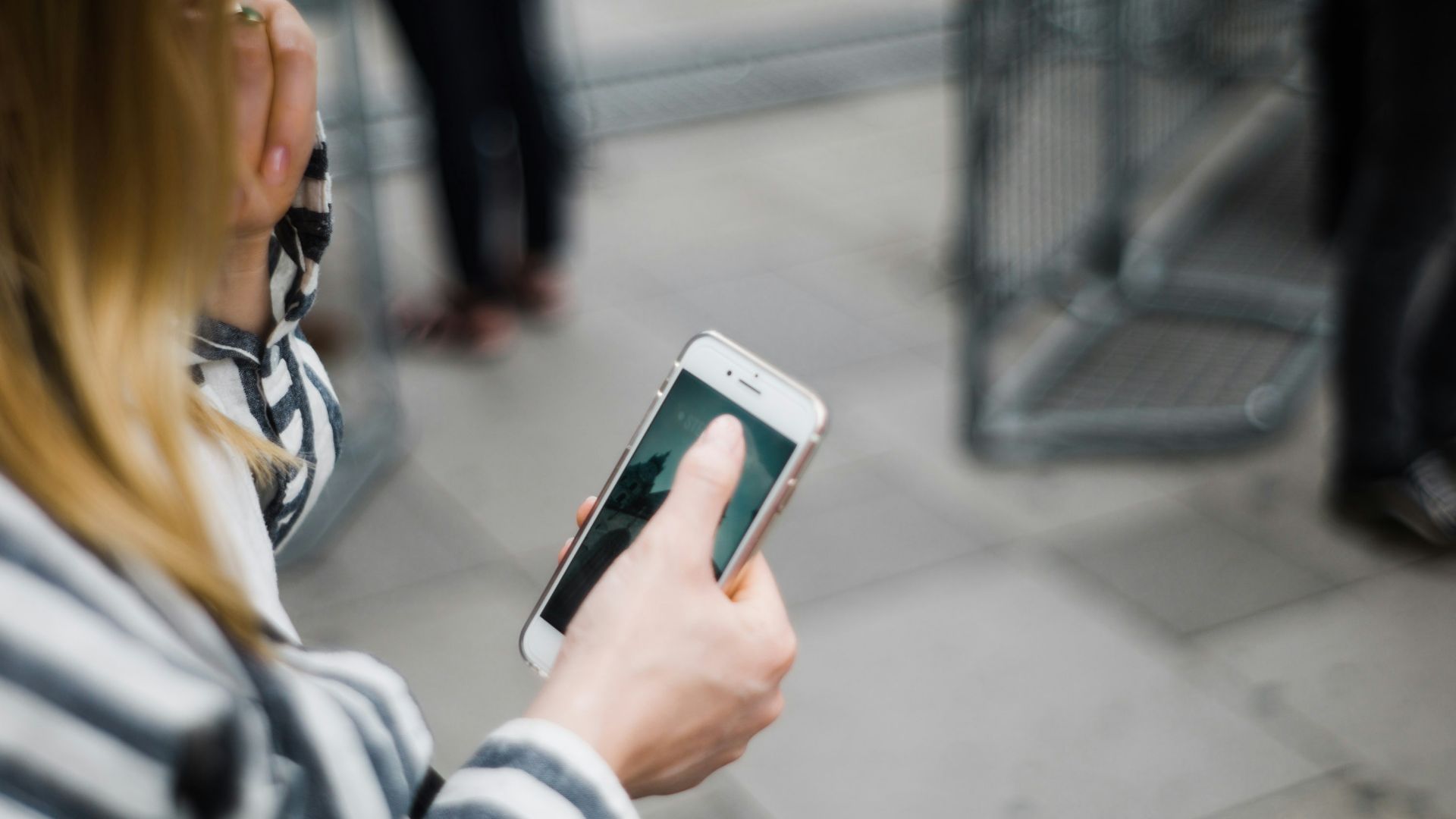 person holding smartphone