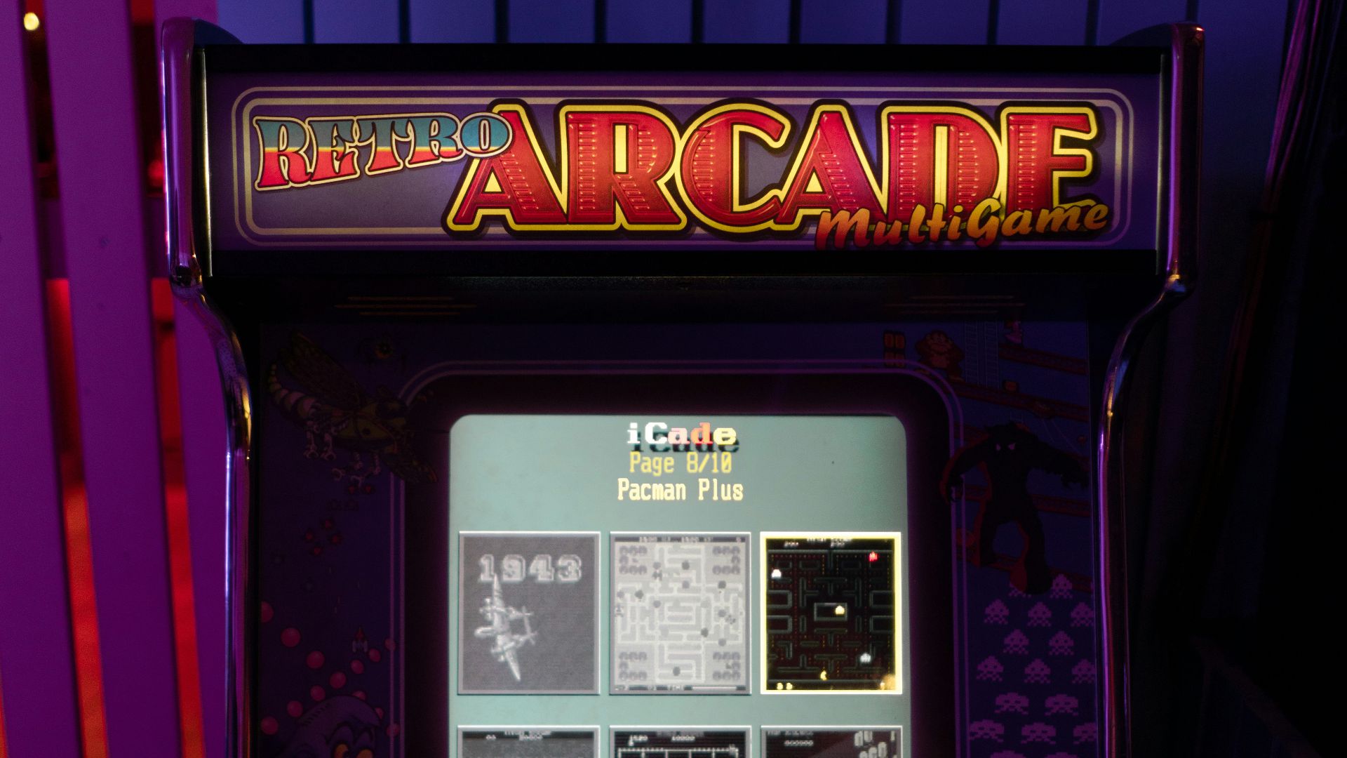 Retro Arcade cabinet