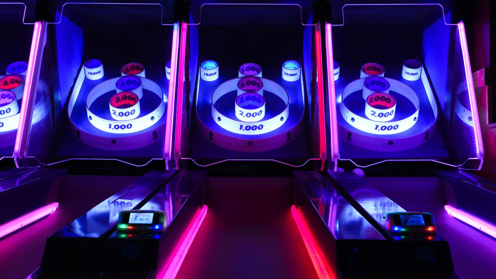 basketball arcade machine showing 00