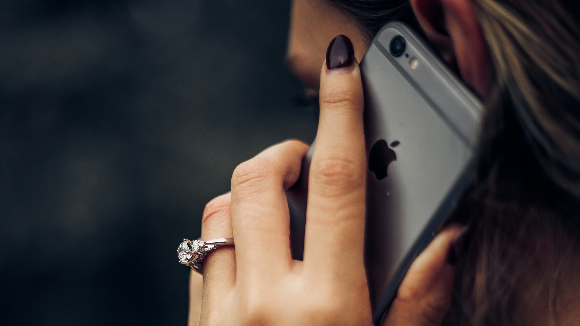 woman talking on the phone