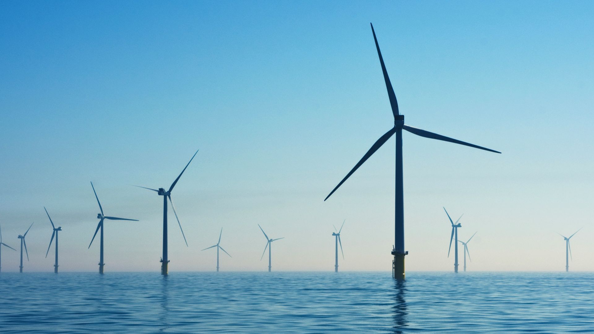 white electic windmill