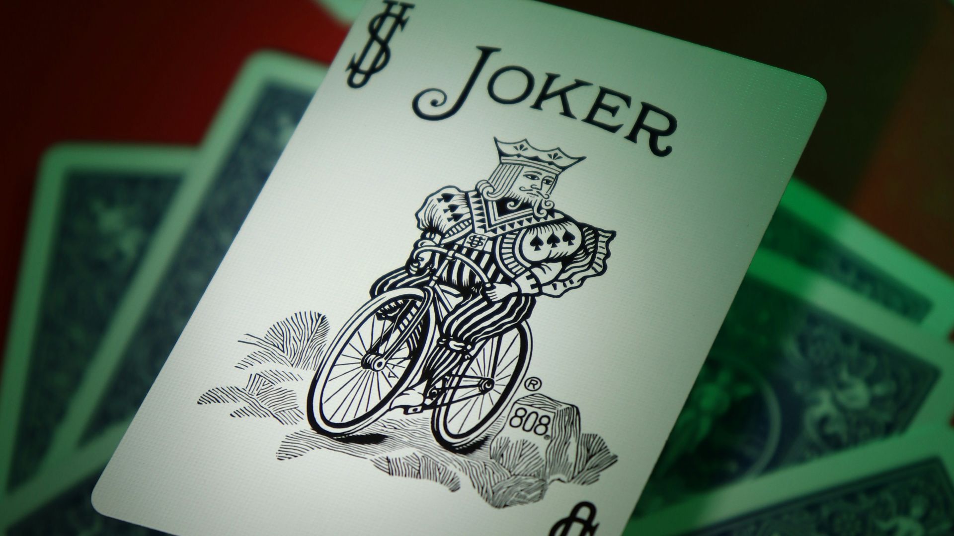 joker playing card on playing cards