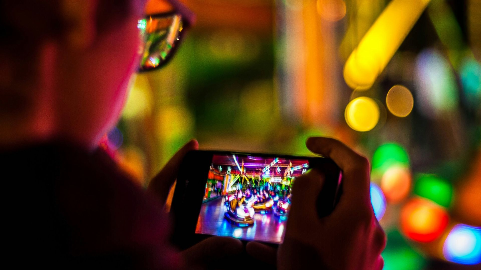 man using smartphone