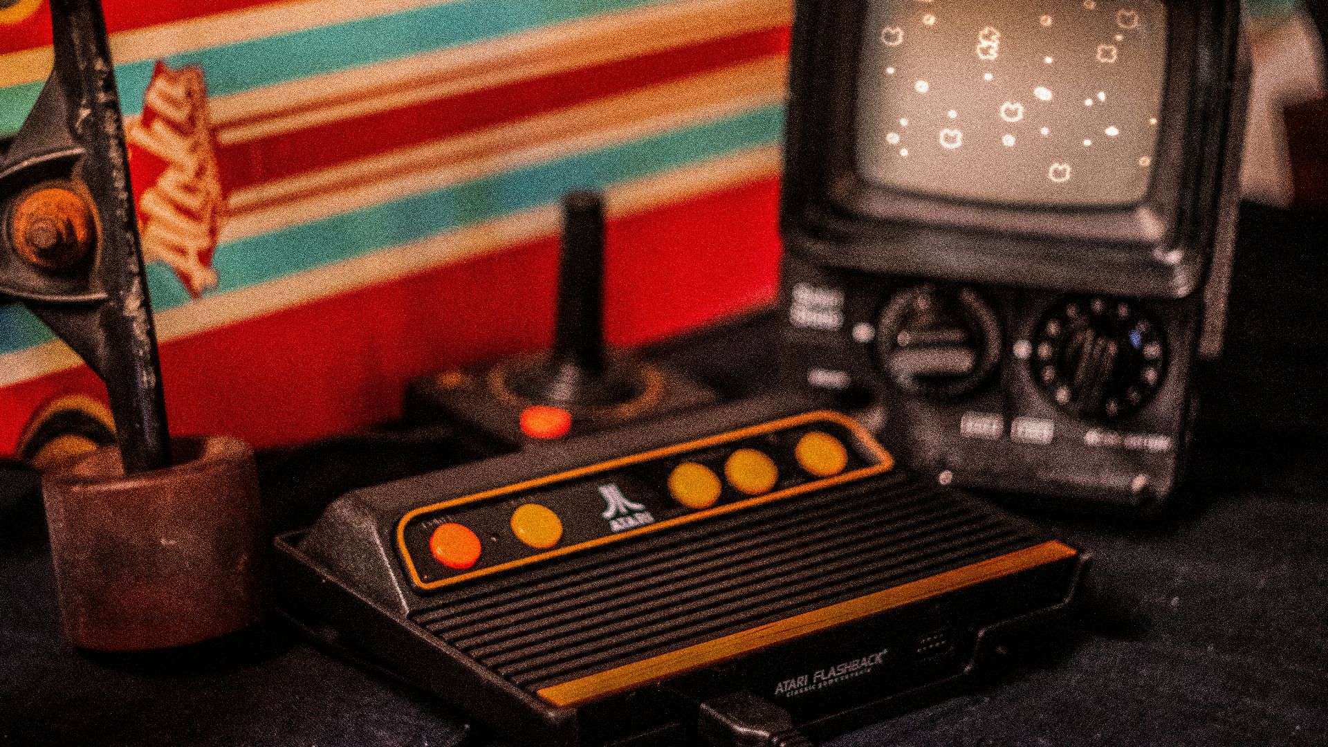 black and yellow electronic device