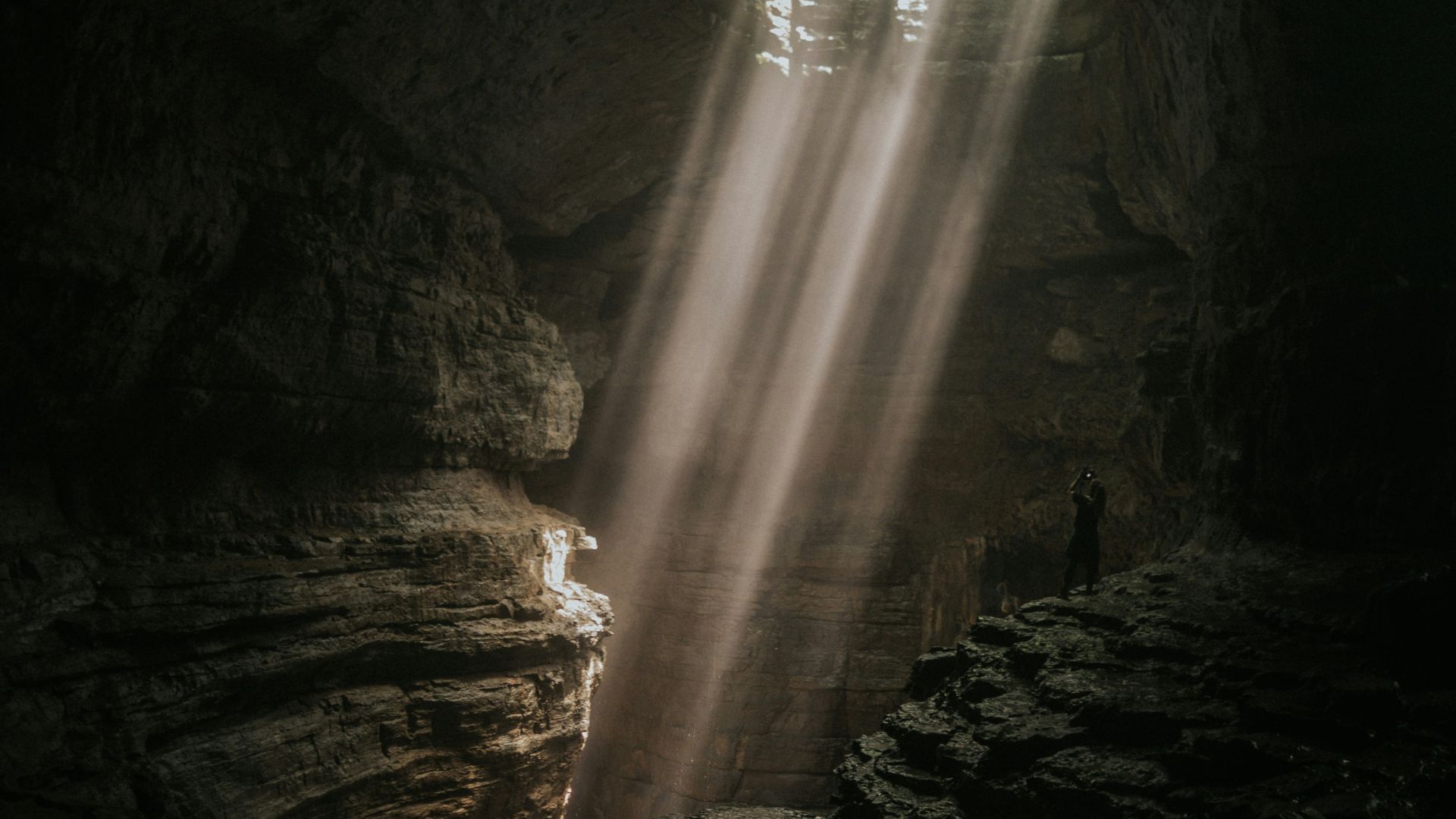 brown cave
