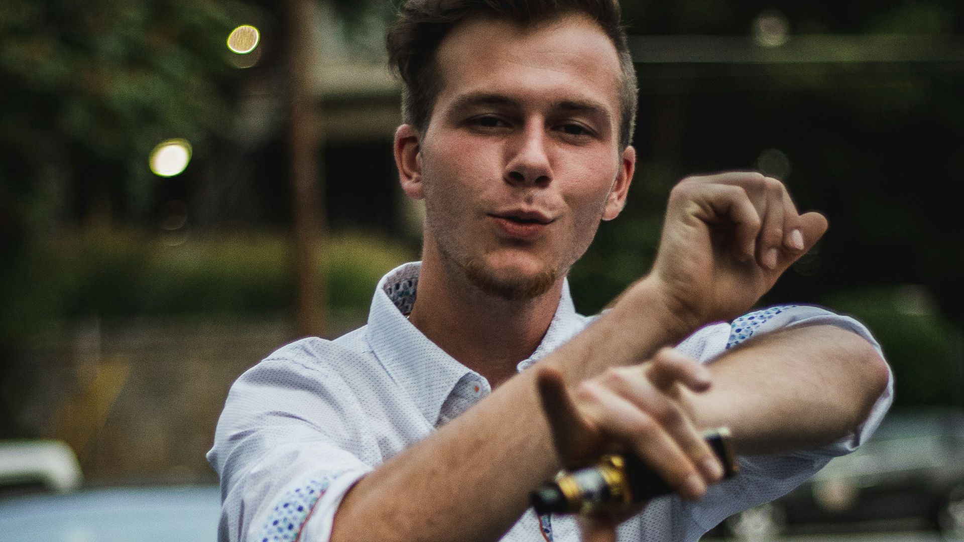 man posing for photo