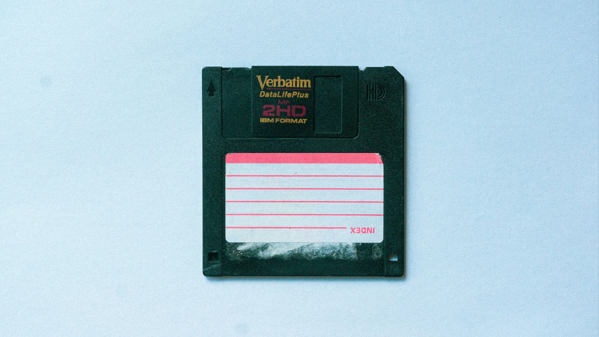 black and white card on white table