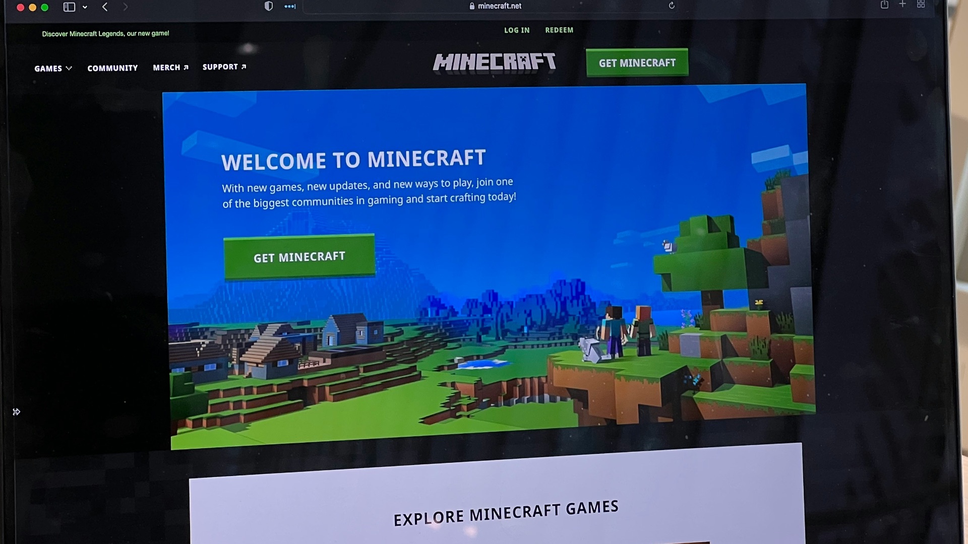 graphical user interface, website