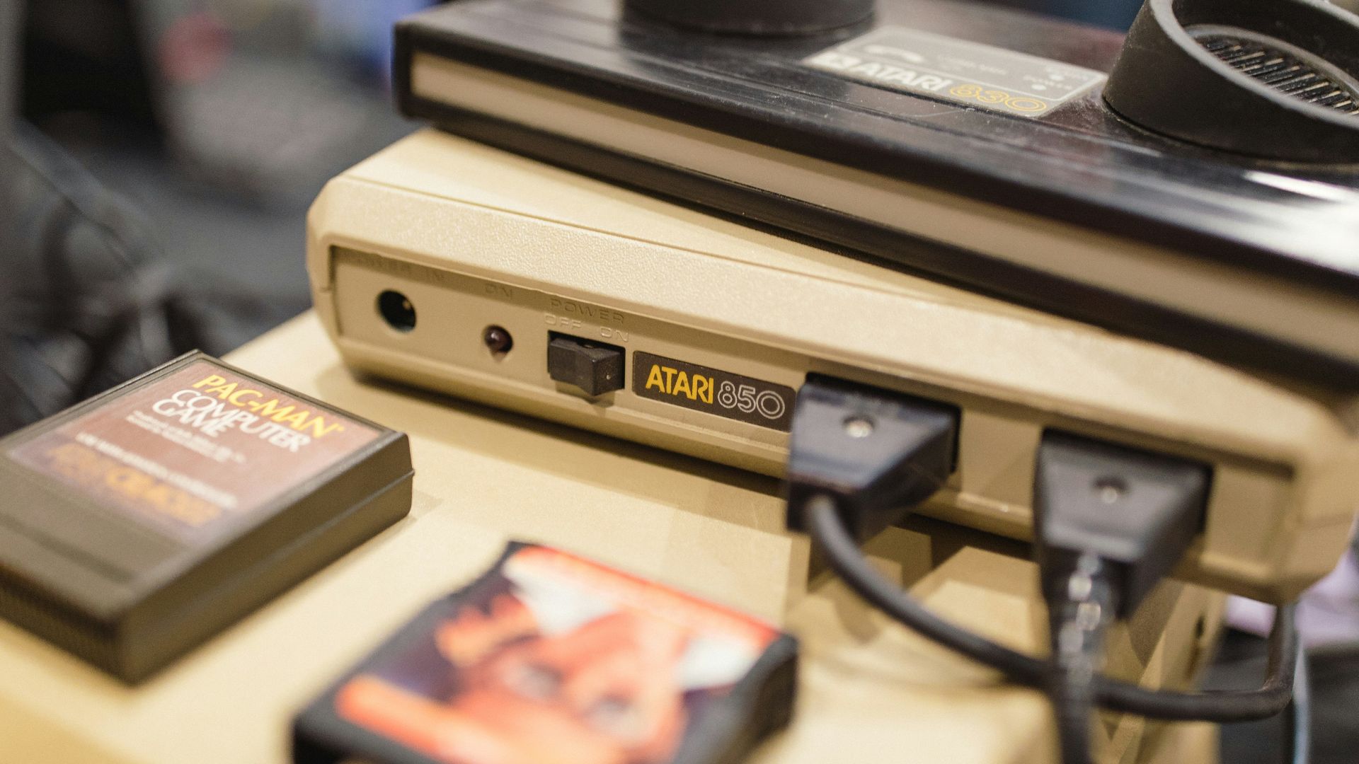 Atari game console set