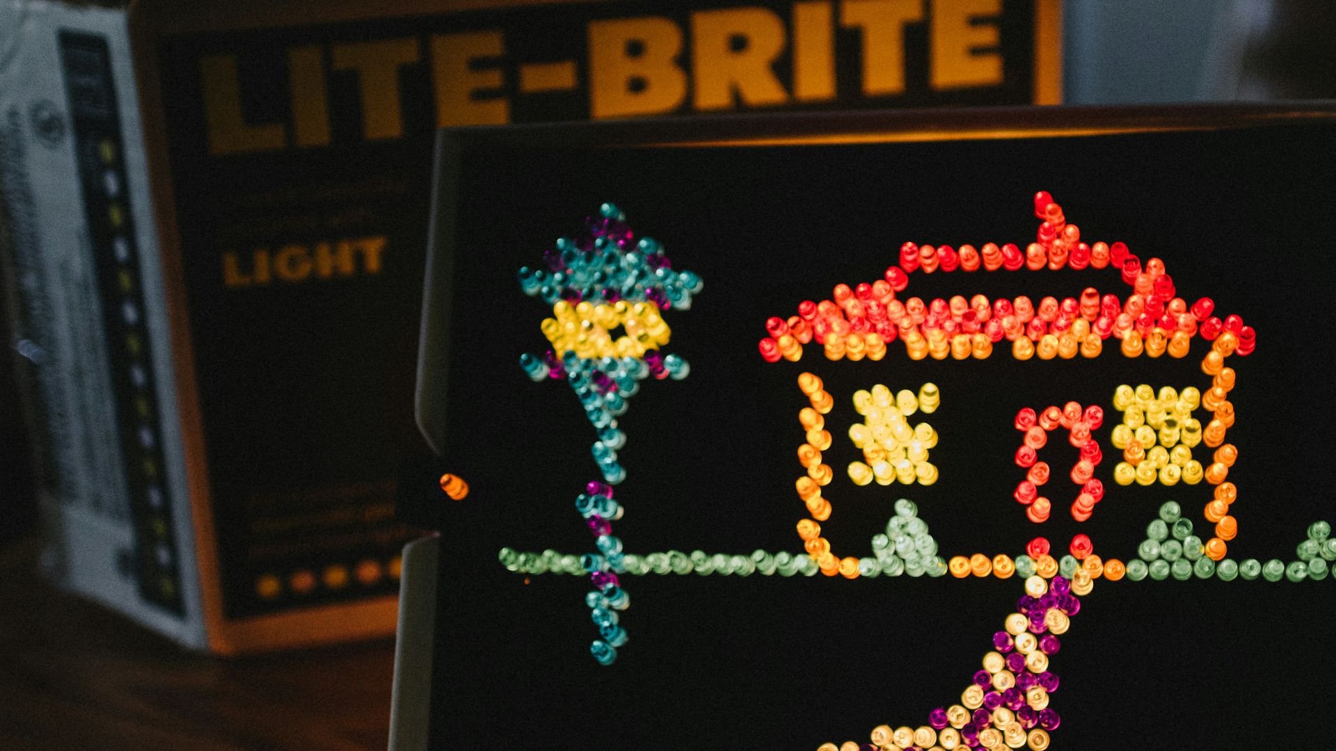 Lite-Brite box