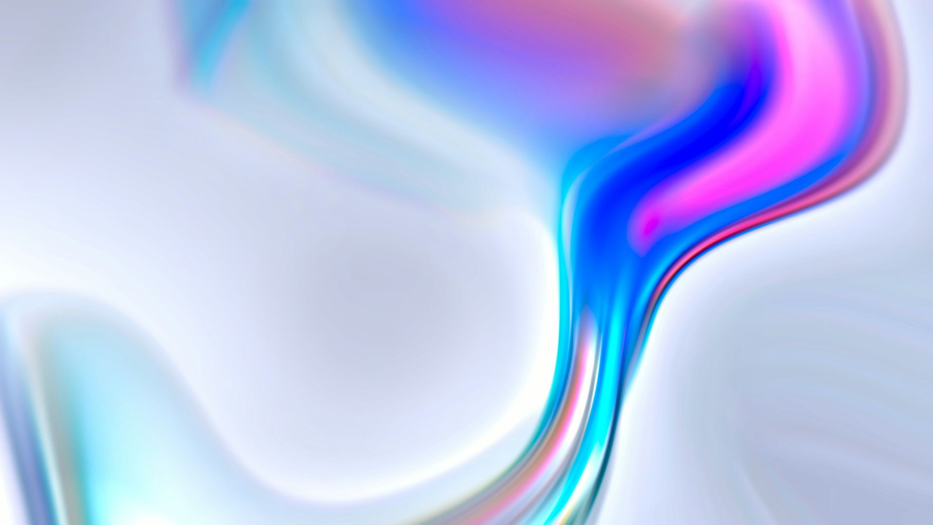 Abstract fluid art with vibrant pink and blue swirls
