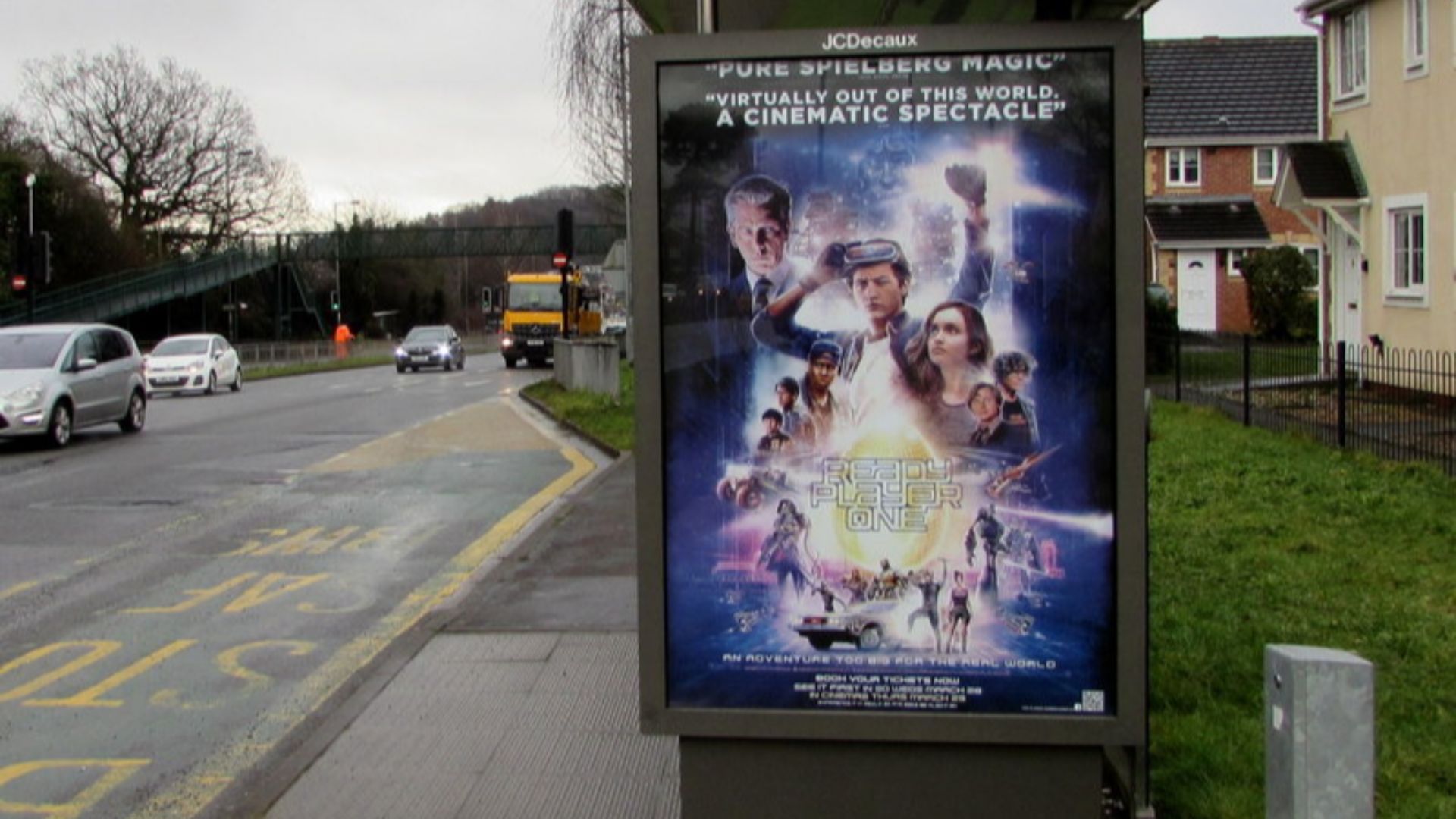 File:Ready Player One advert on a Malpas Road bus shelter, Newport - geograph.org.uk - 5707887.jpg