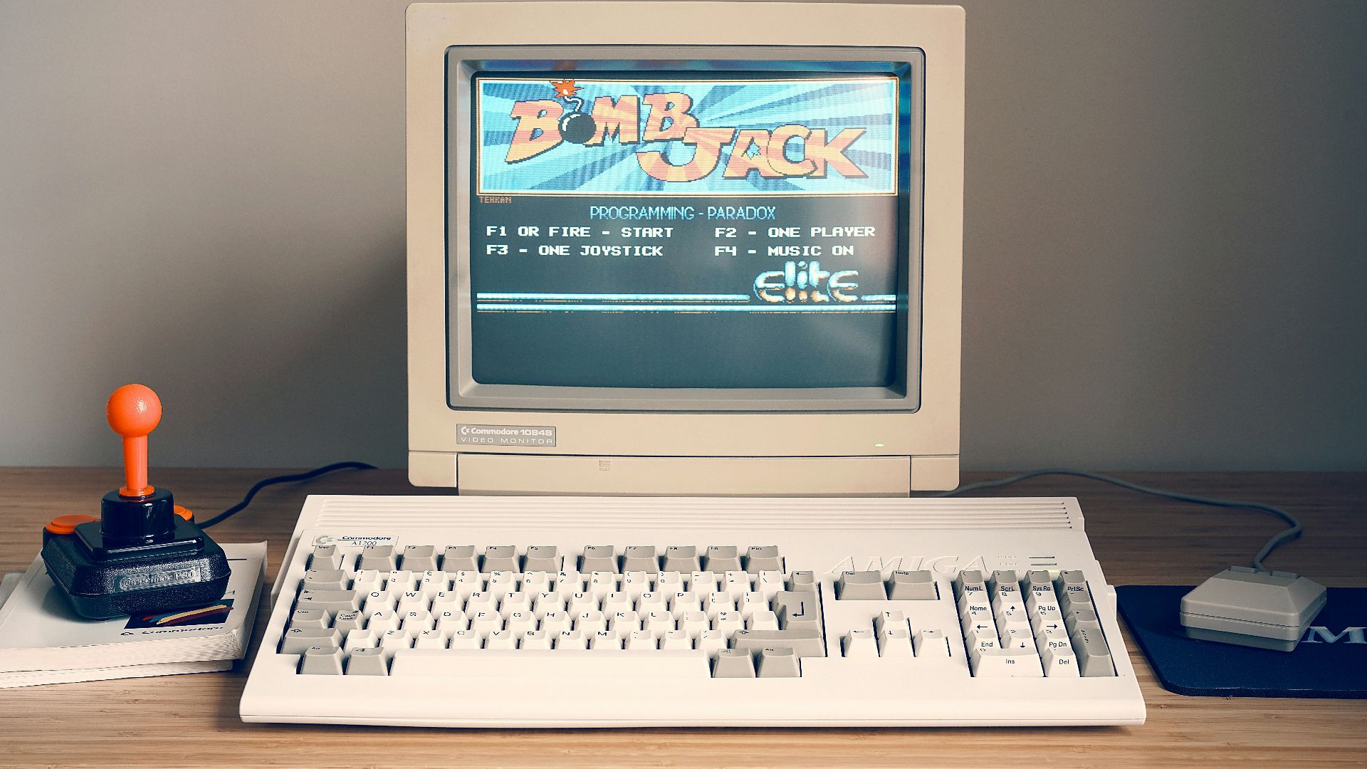 a computer on a desk