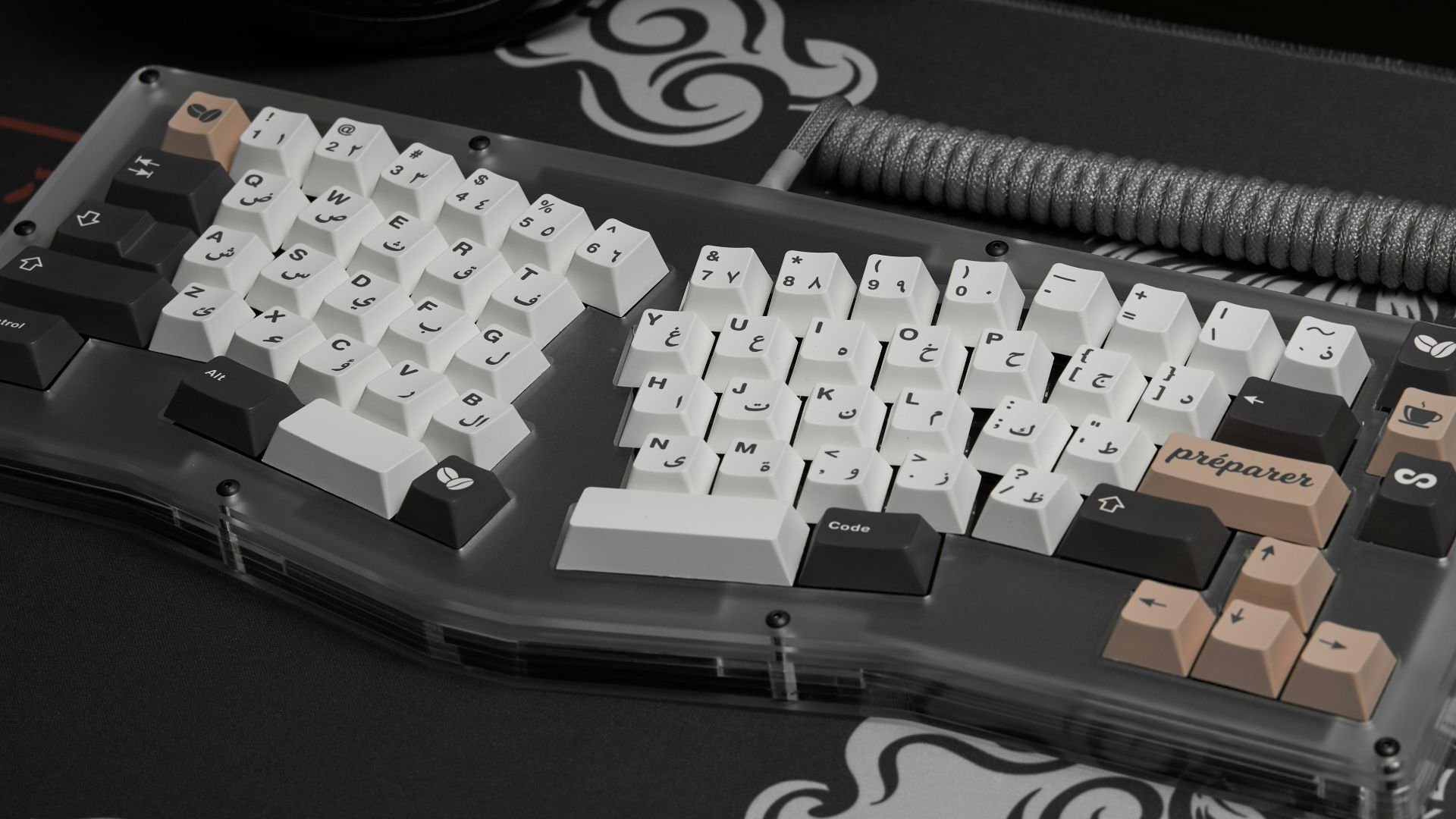 white and black computer keyboard