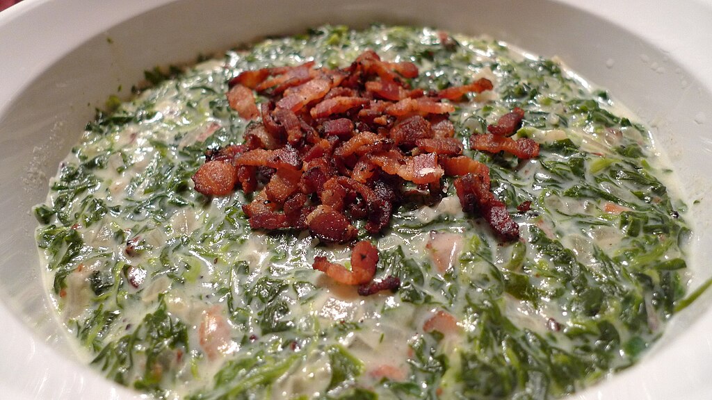 Creamed Spinach With Nueske's Bacon