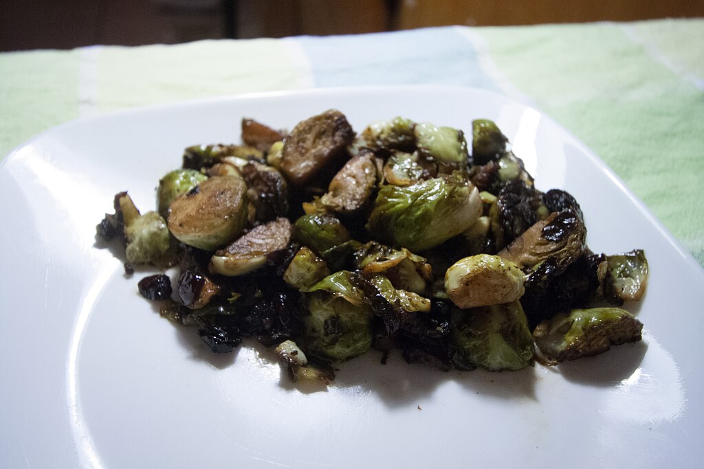 Making Brussels Sprouts With Bacon (1 Of 153)