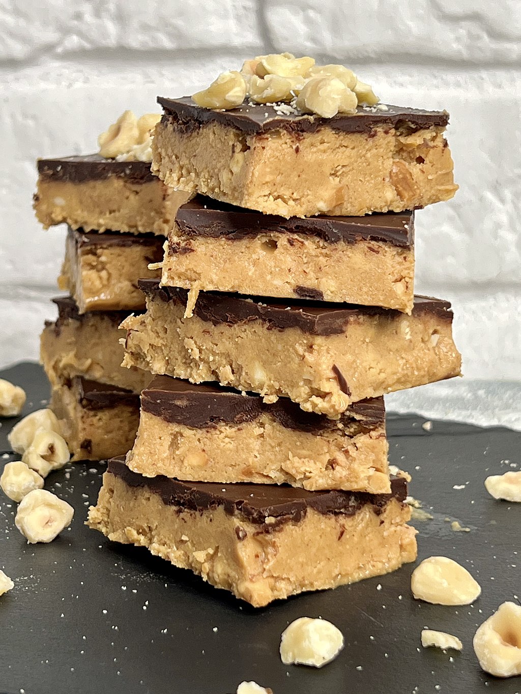 Homemade Peanut Butter Bars - Nigella Bars (Vegan, Keto, Lchf, Low Carb, Gluten Free, Fit) - 52774940115