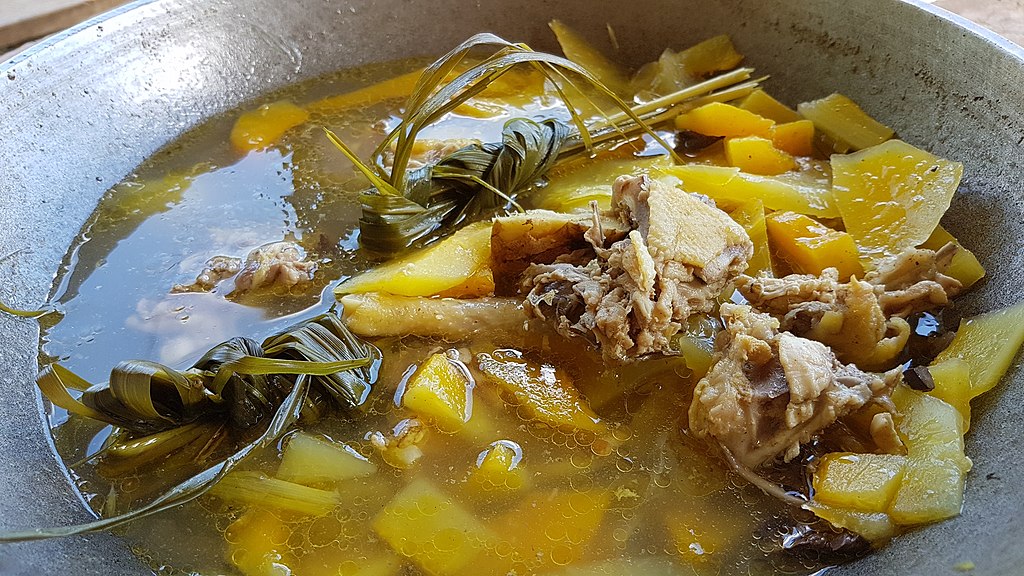 Chicken Tinola With Green Papaya And Lemongrass