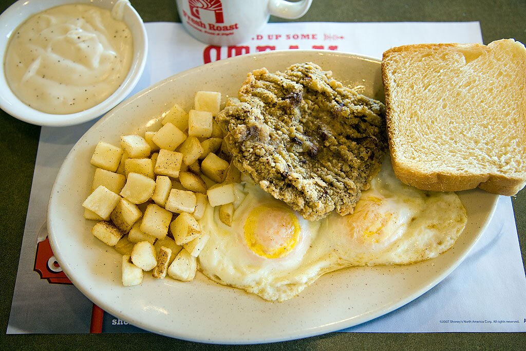 Country Fried Steak Breakfast At Shoney's