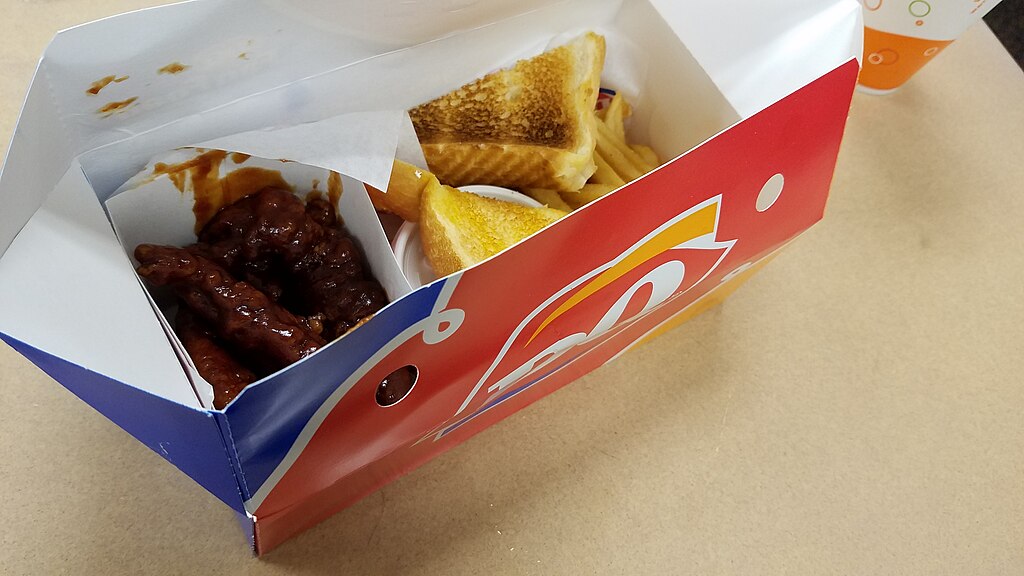 Honey Bbq Glazed Chicken Strip Basket - 36585709196