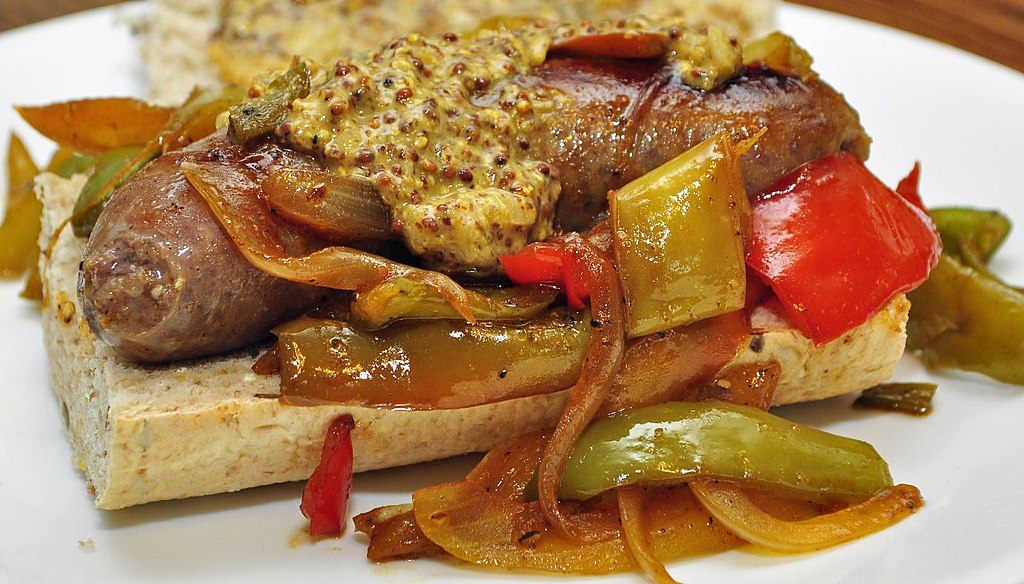 Mmm... Grilled Brats And Peppers (5696972127)