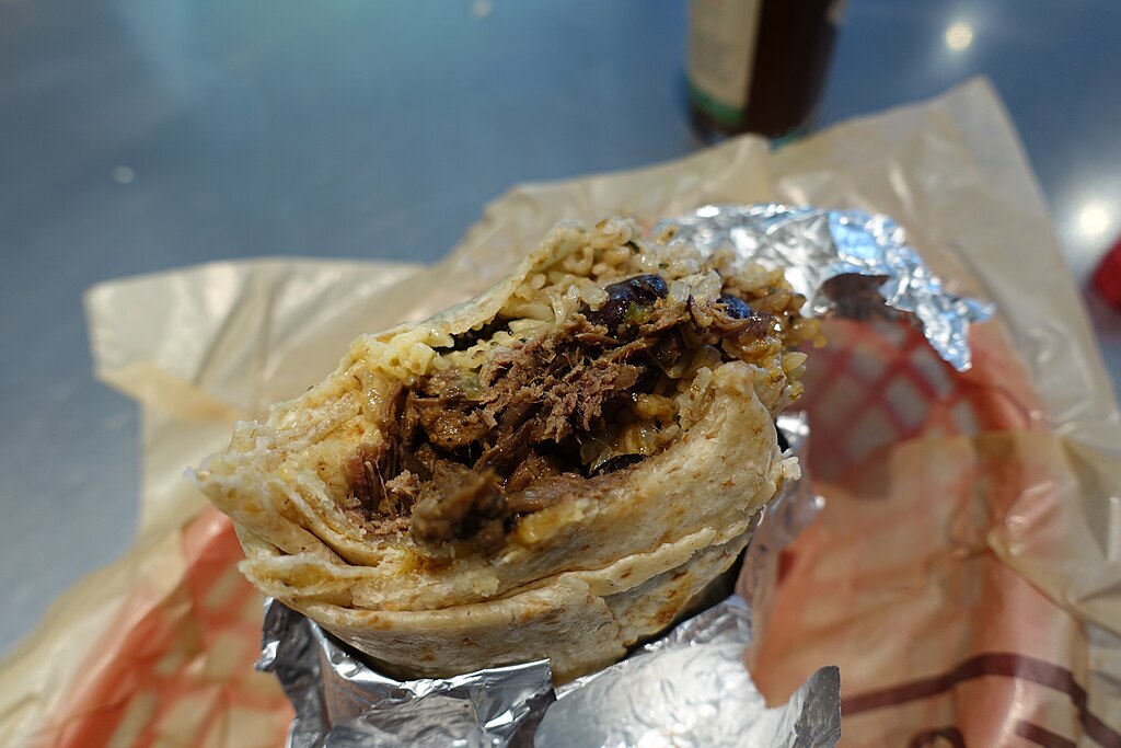 Burrito, Chipotle Mexican Grill, Rue De Montfaucon, Paris 002