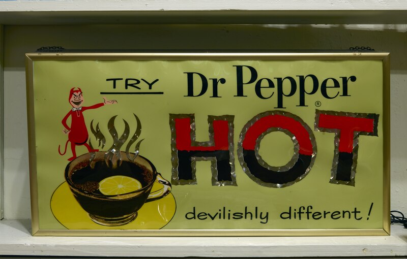 Lossy-Page1-800Px-1960S Dr Pepper Advertising Placard At The Dublin Bottling Works And W.p. Kloster Museum In Dublin, Texas Lccn2015630783.Tif