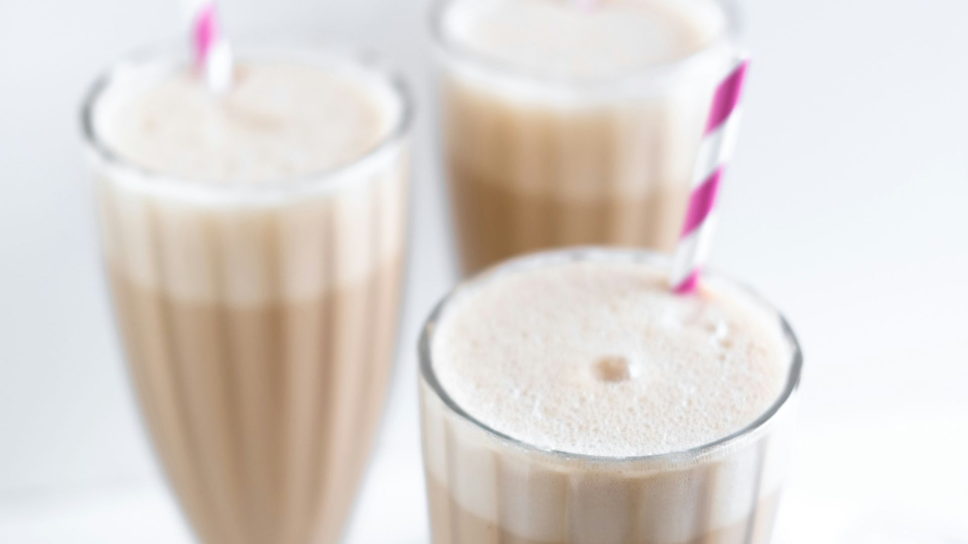 two brown and white cupcakes