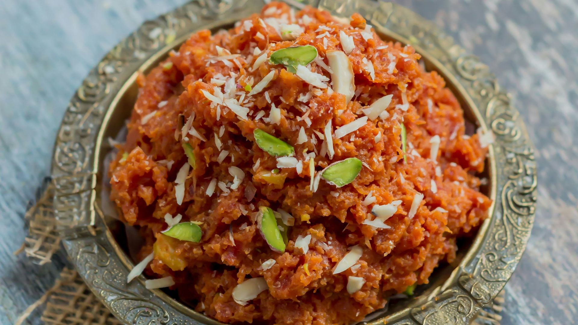 cooked food and gold-colored saucer