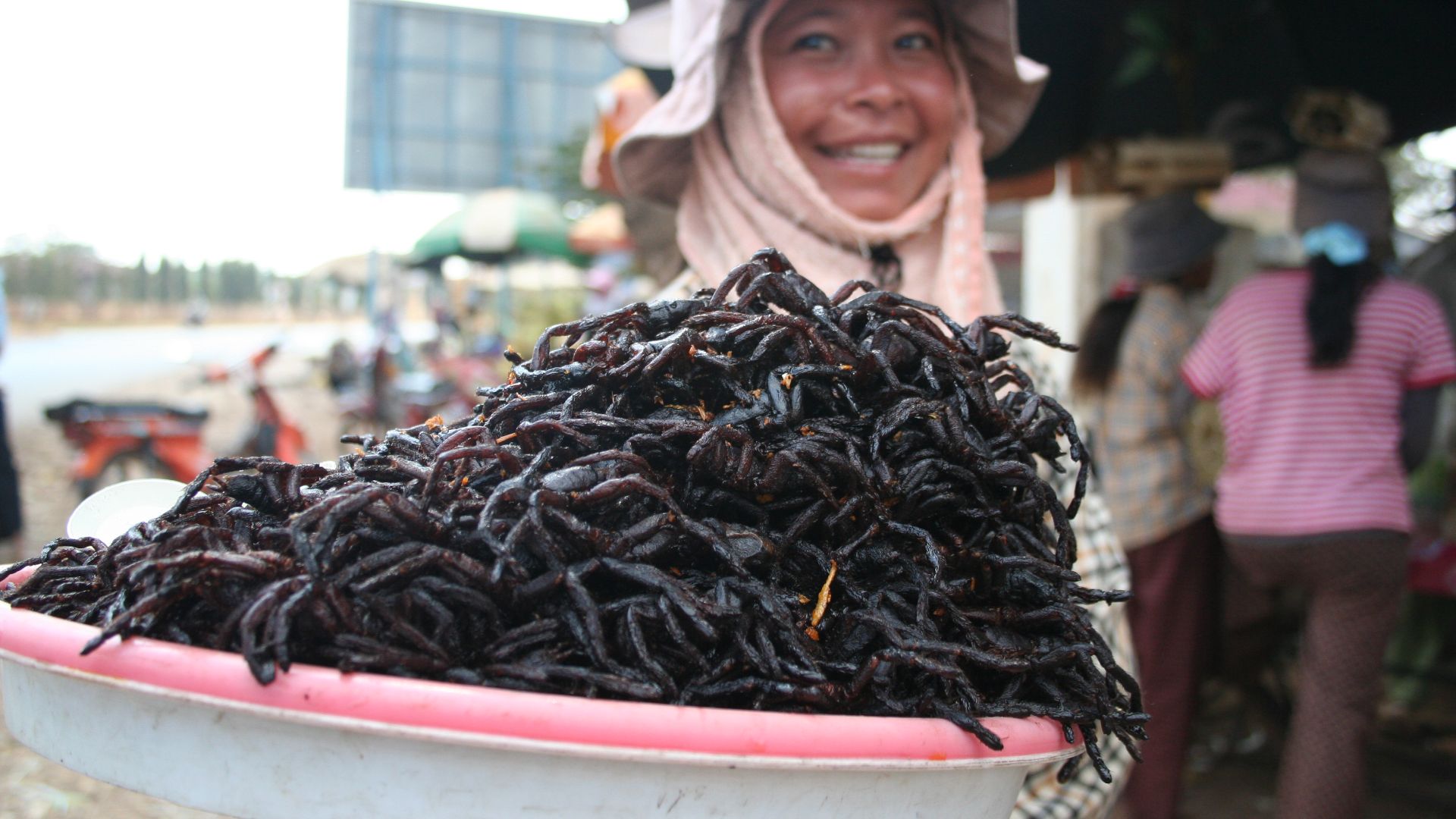 File:Fried spiders Skuon Cambodia.jpg
