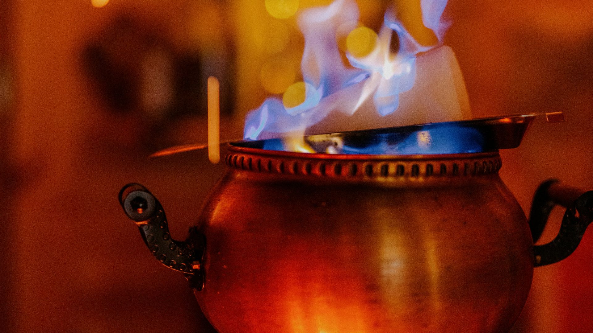 a close up of a bowl on a table