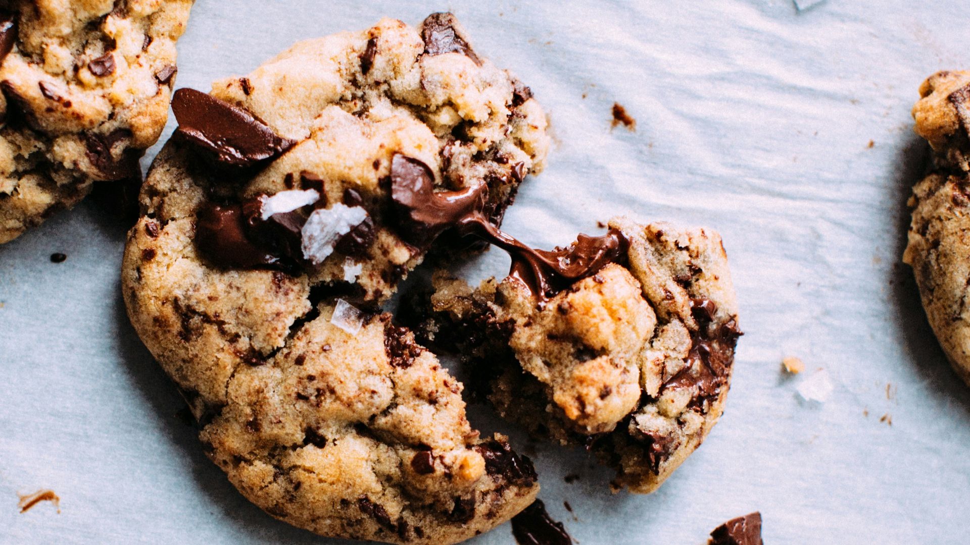 close-up photo of baked cookies