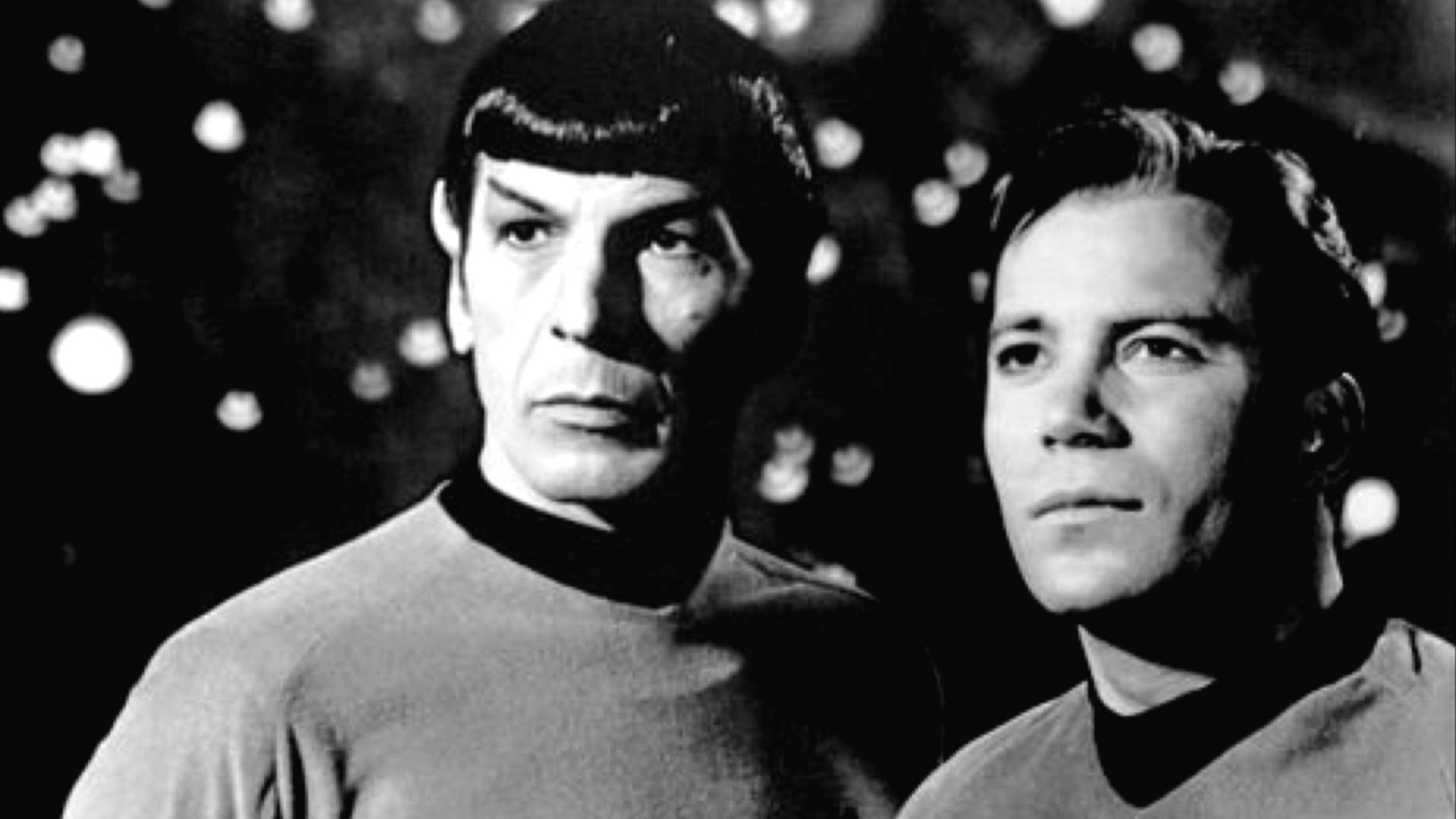 File:Leonard Nimoy William Shatner Star Trek 1968.JPG