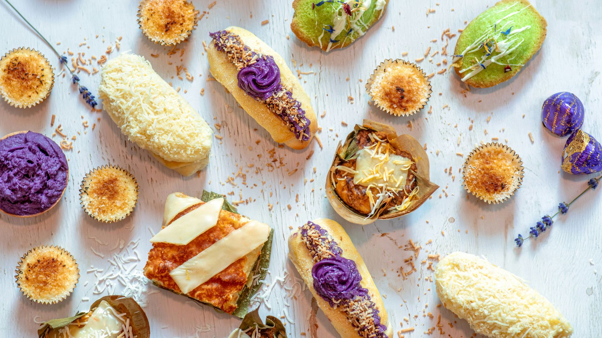 A table topped with lots of different types of food