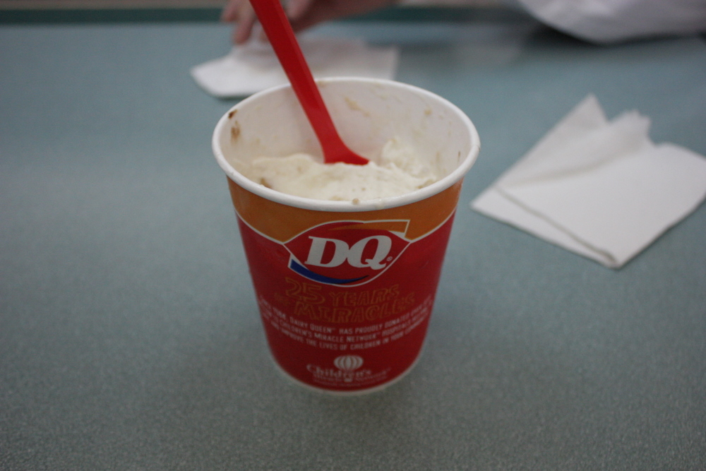 Dairy Queen Cookie Dough Blizzard