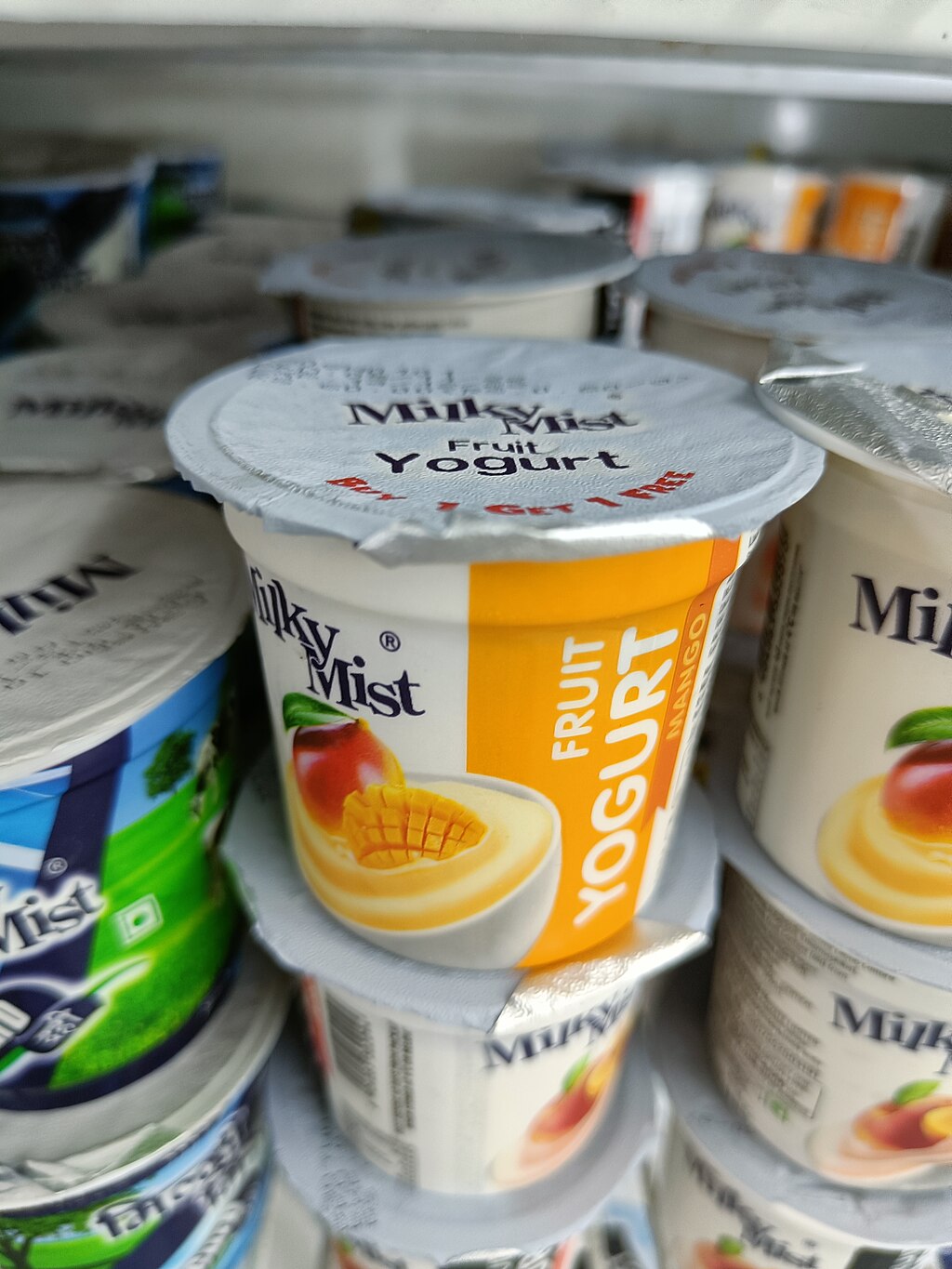 Yogurt In Refrigerator