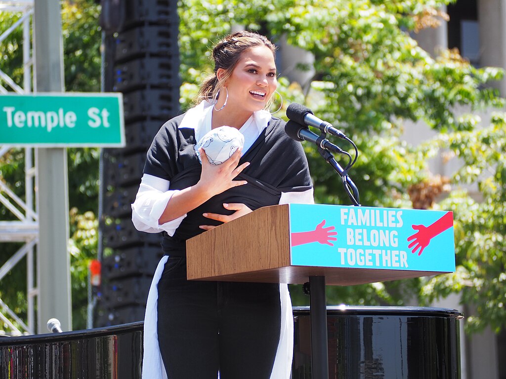 Chrissy Teigen @ L.a.'s Families Belong Together March 02