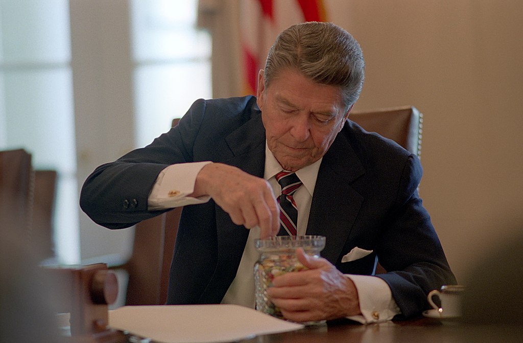 1024Px-President Ronald Reagan Eating Jelly Beans