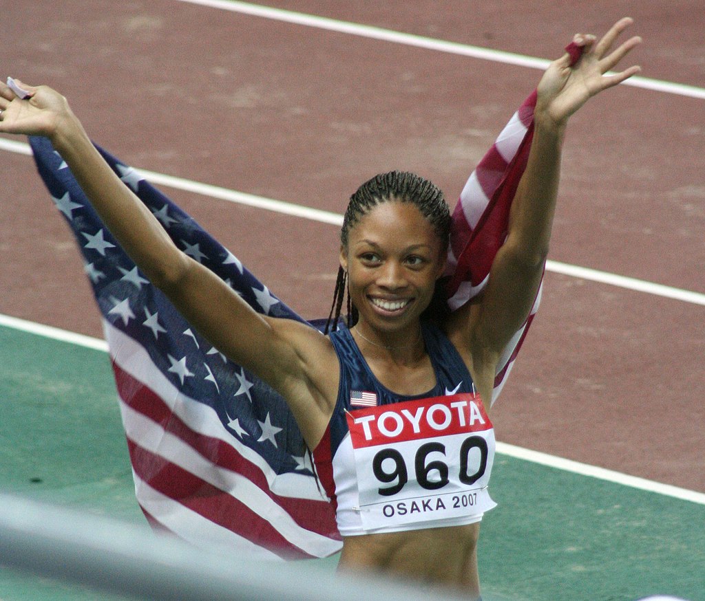 1024Px-Osaka07 D7A Allyson Felix Celebrating