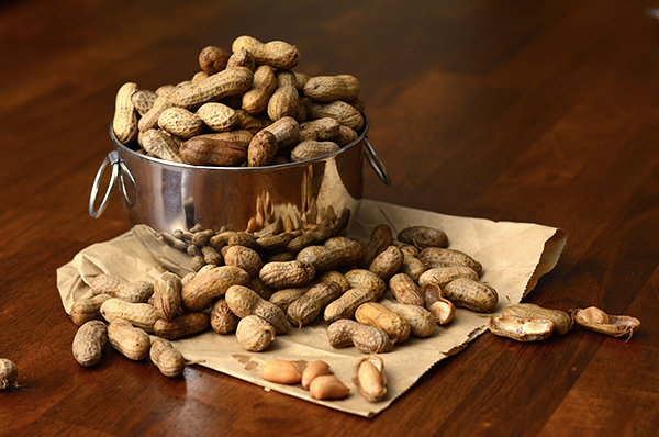 Bowl Of Boiled Peanuts