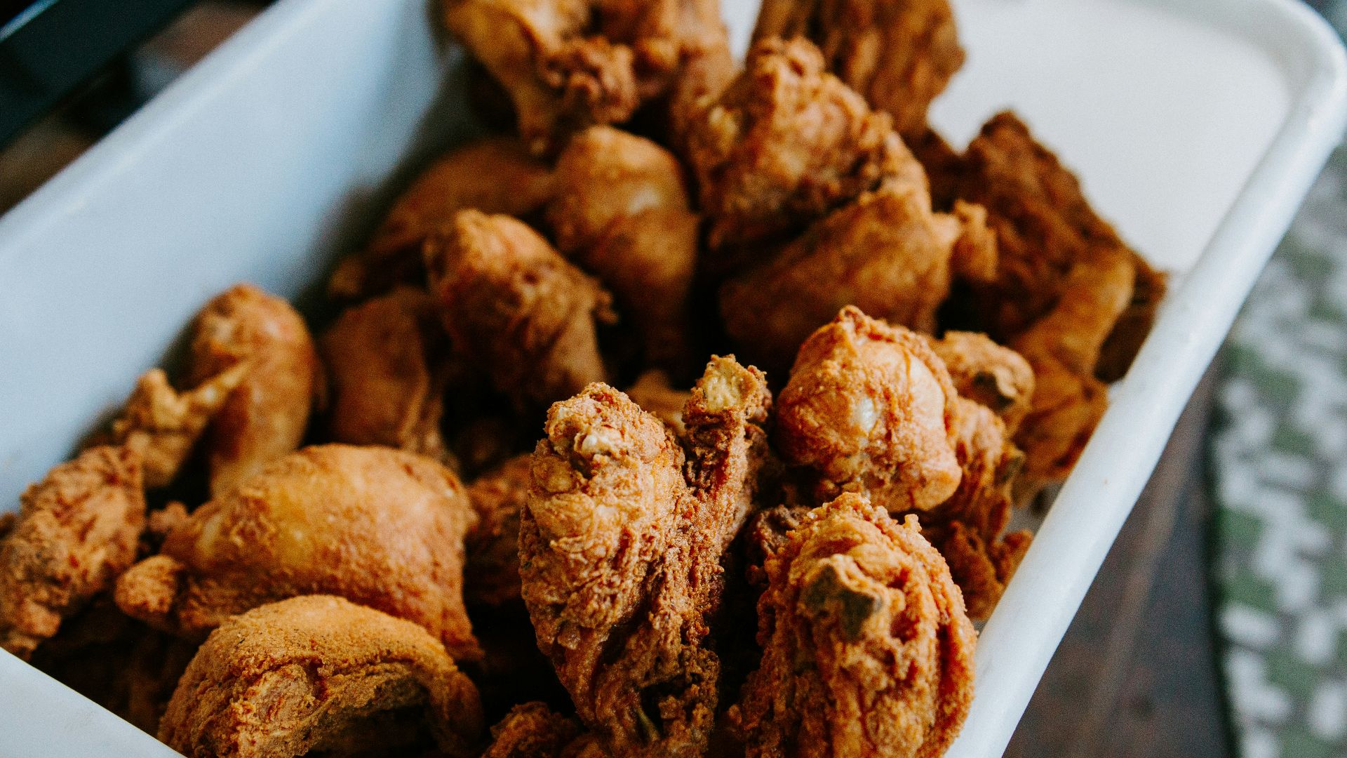 brown cookies in white container