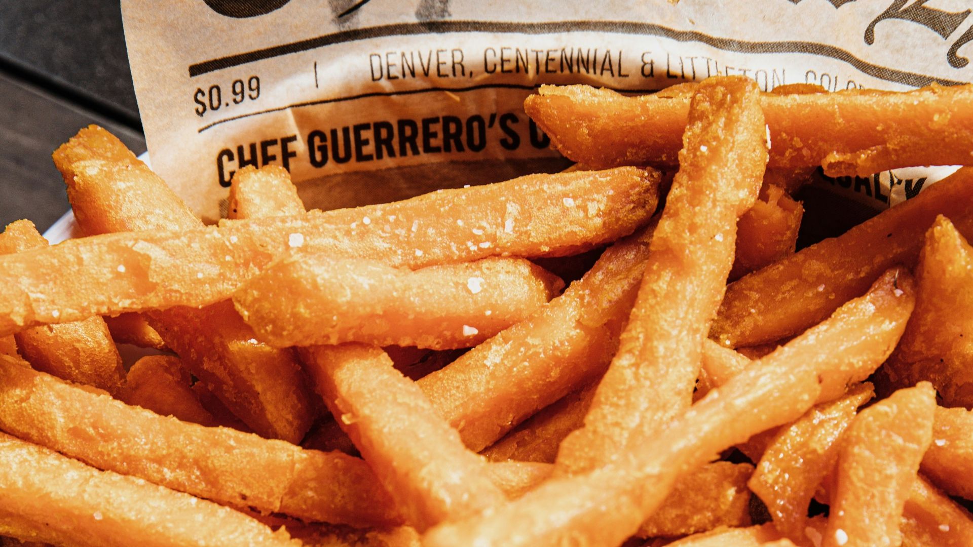 fried fries on white paper