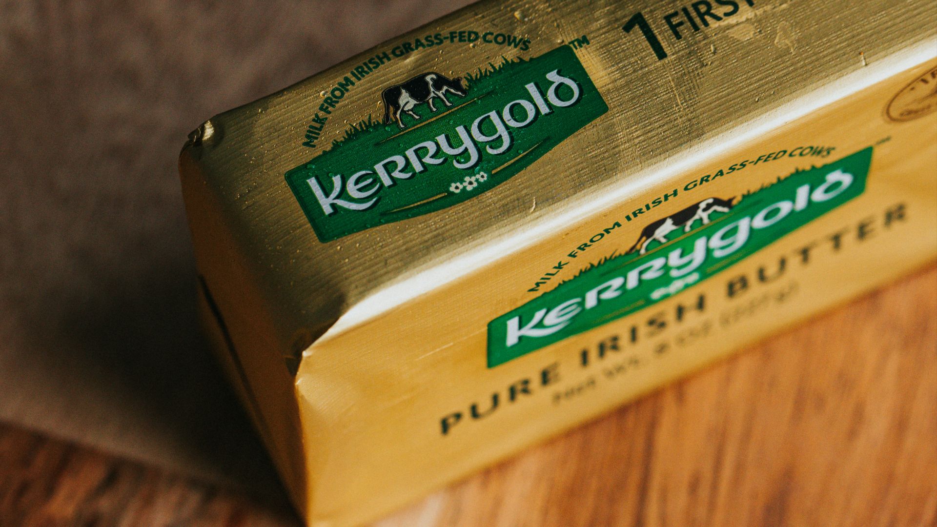 green and white labeled box