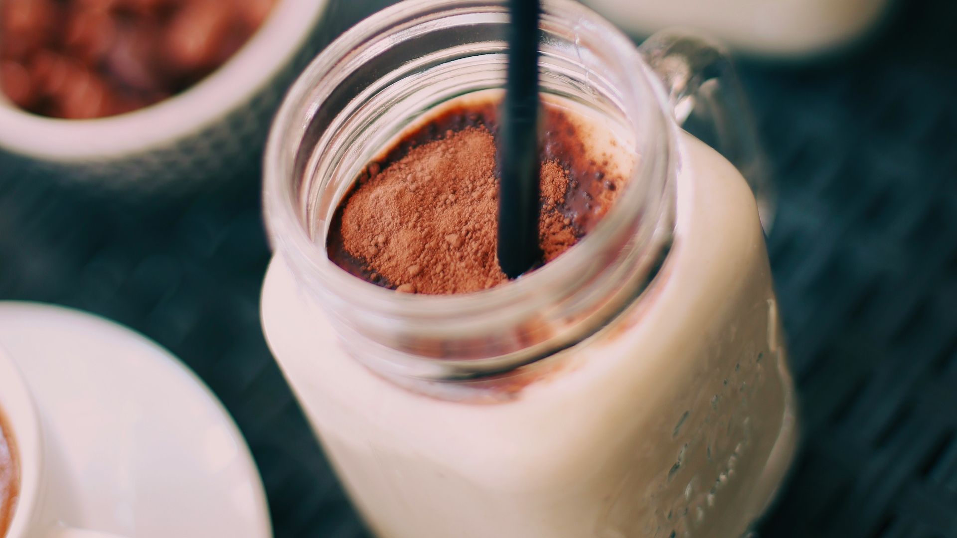 clear glass jar with brown liquid