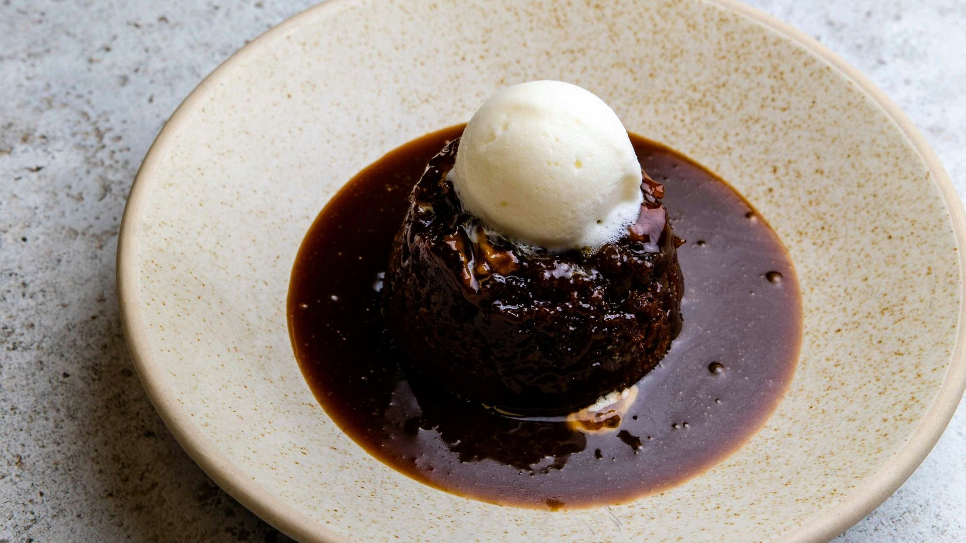 chocolate cake on white ceramic plate