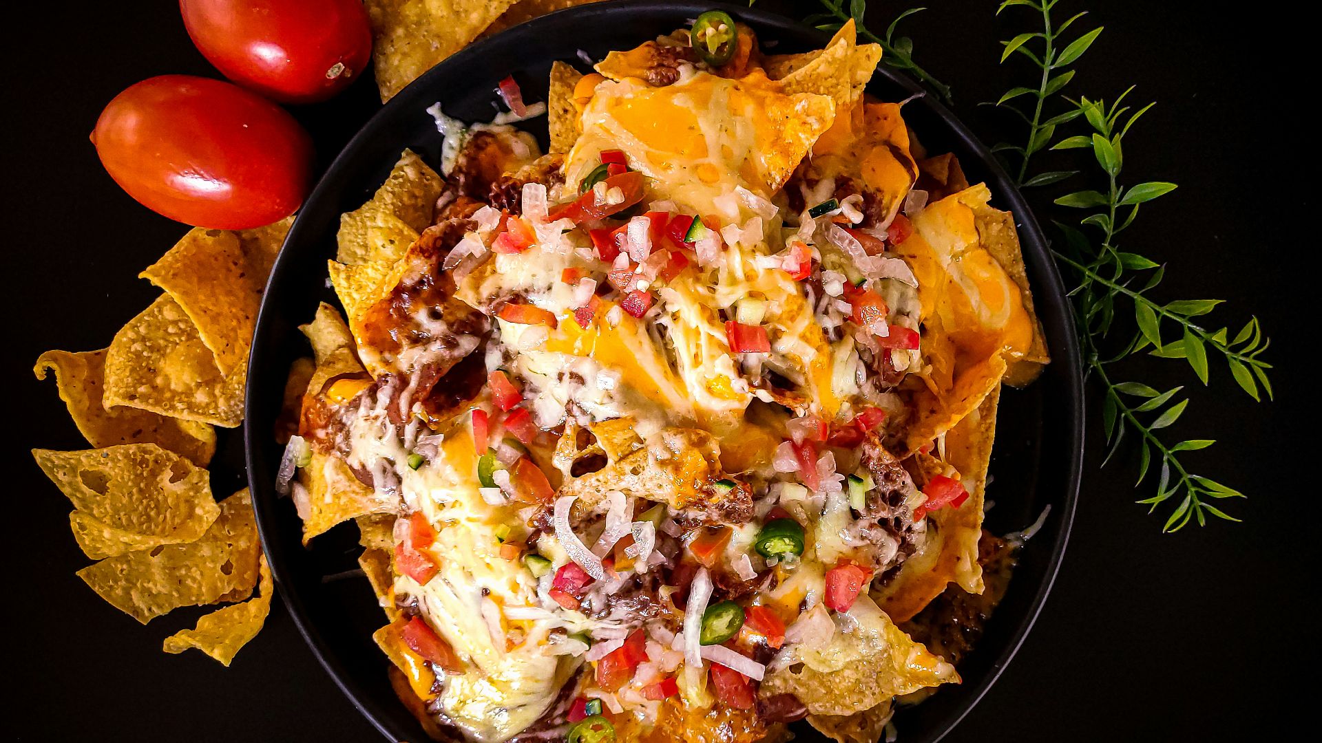 black ceramic bowl with dish