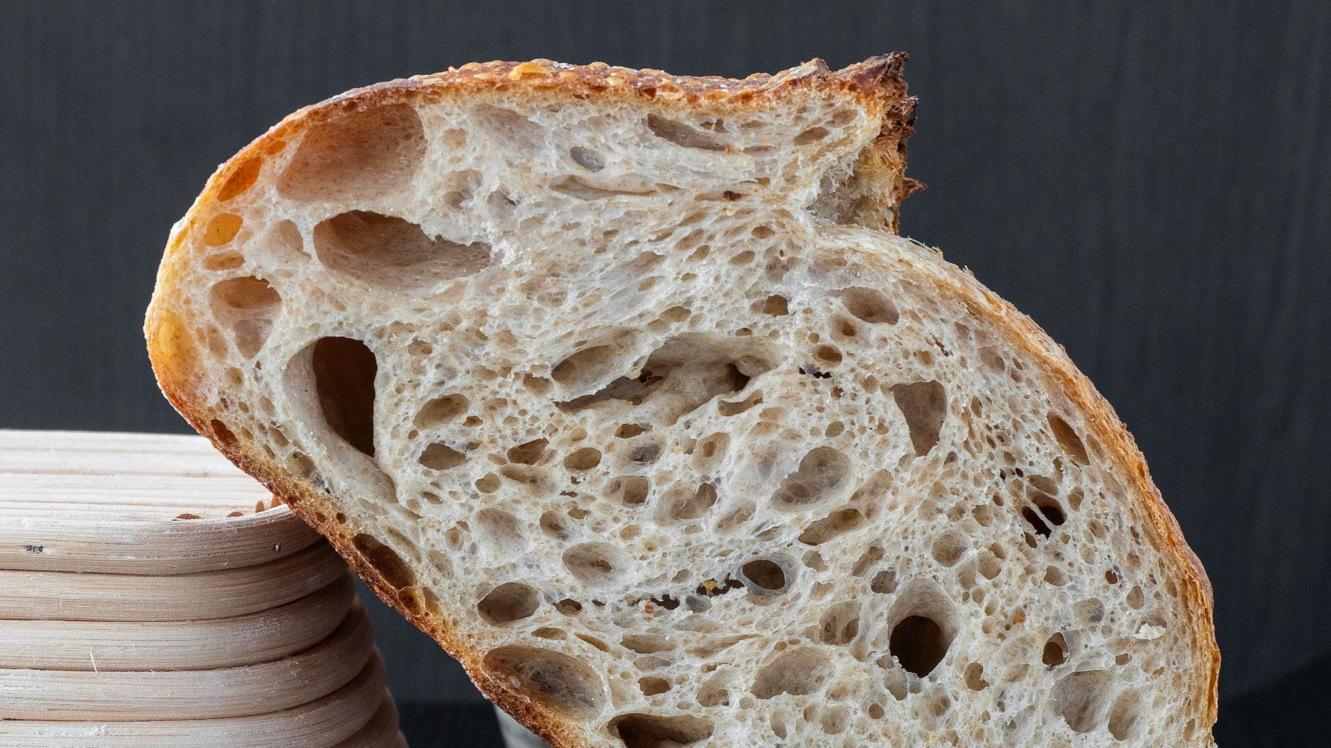 bread on brown wooden chopping board