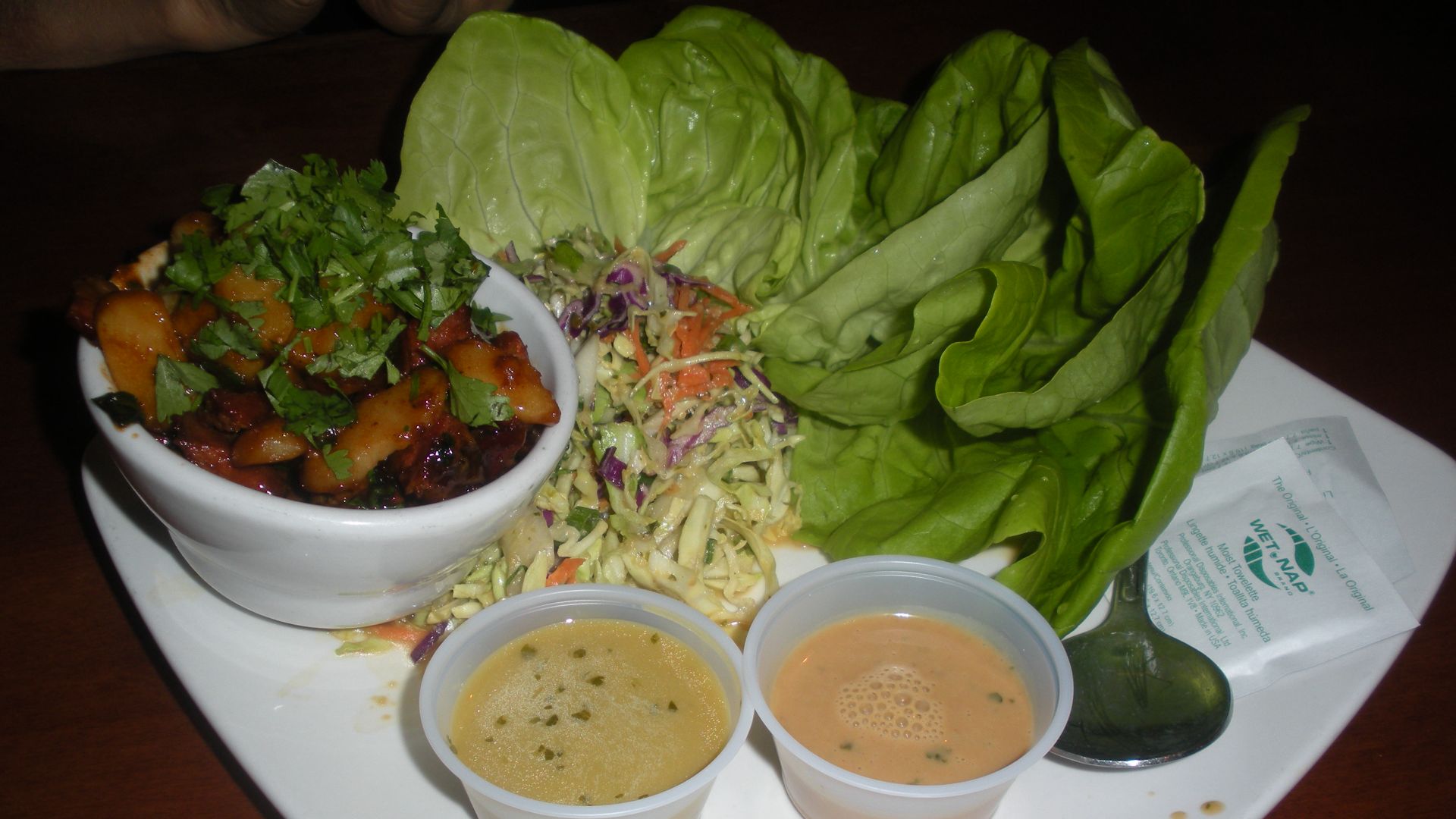 File:Shanghai lettuce wraps from Auburn Alehouse.JPG
