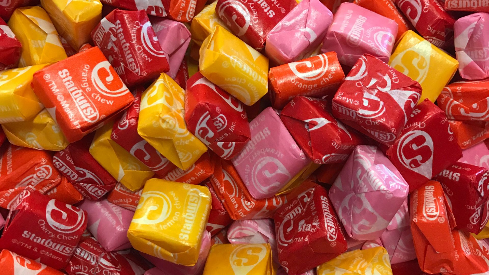 assorted-color candy pack lot