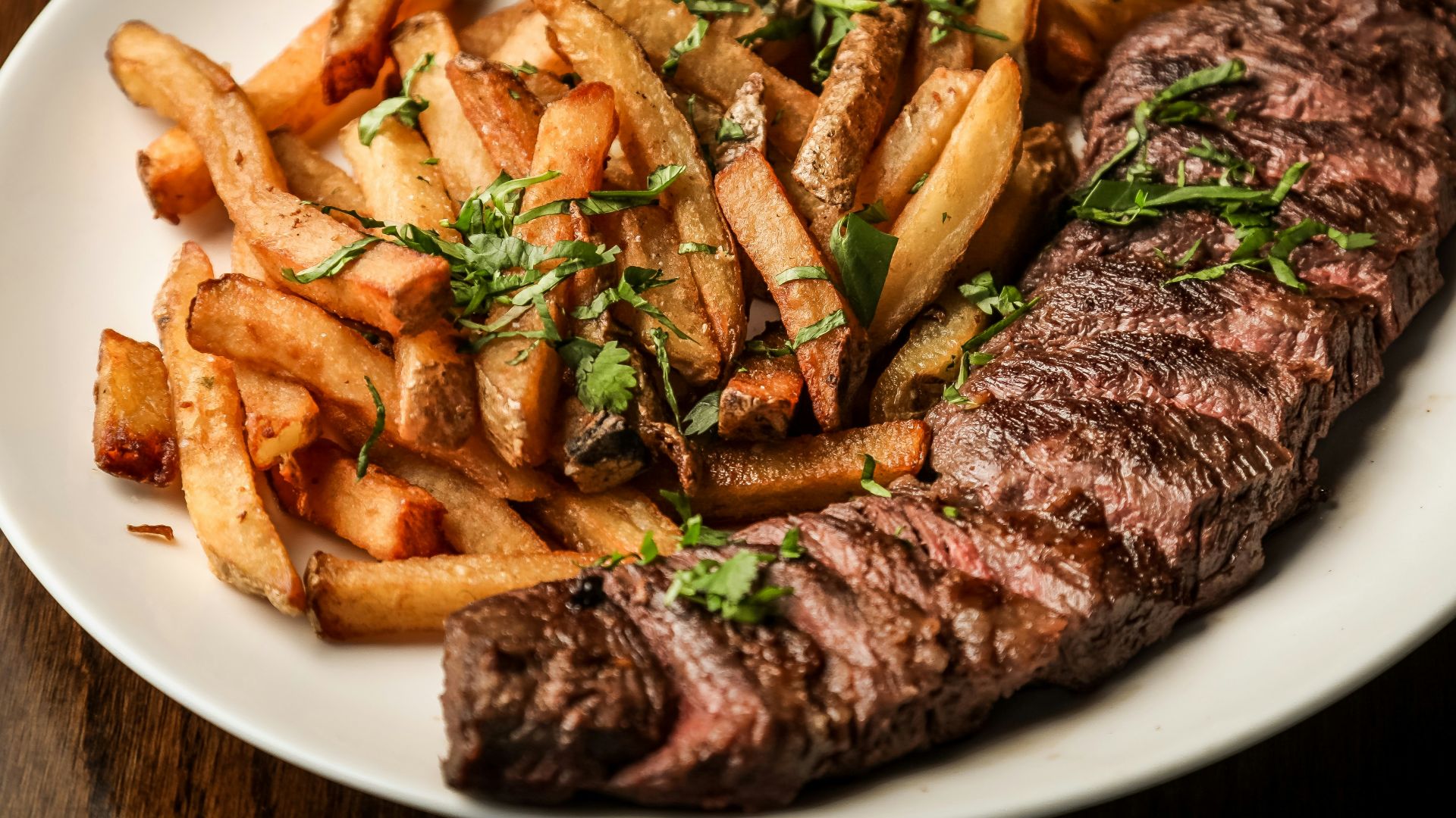 grilled meat on white ceramic plate